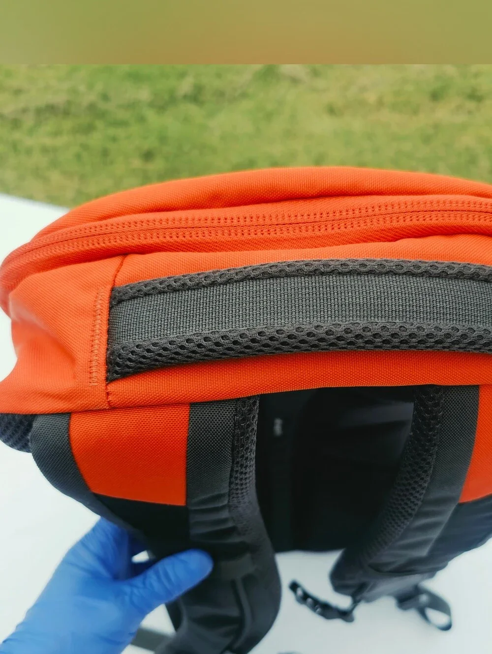 The North Face Connector Backback Orange Octane Fitness Hiking Travel Laptop Bag